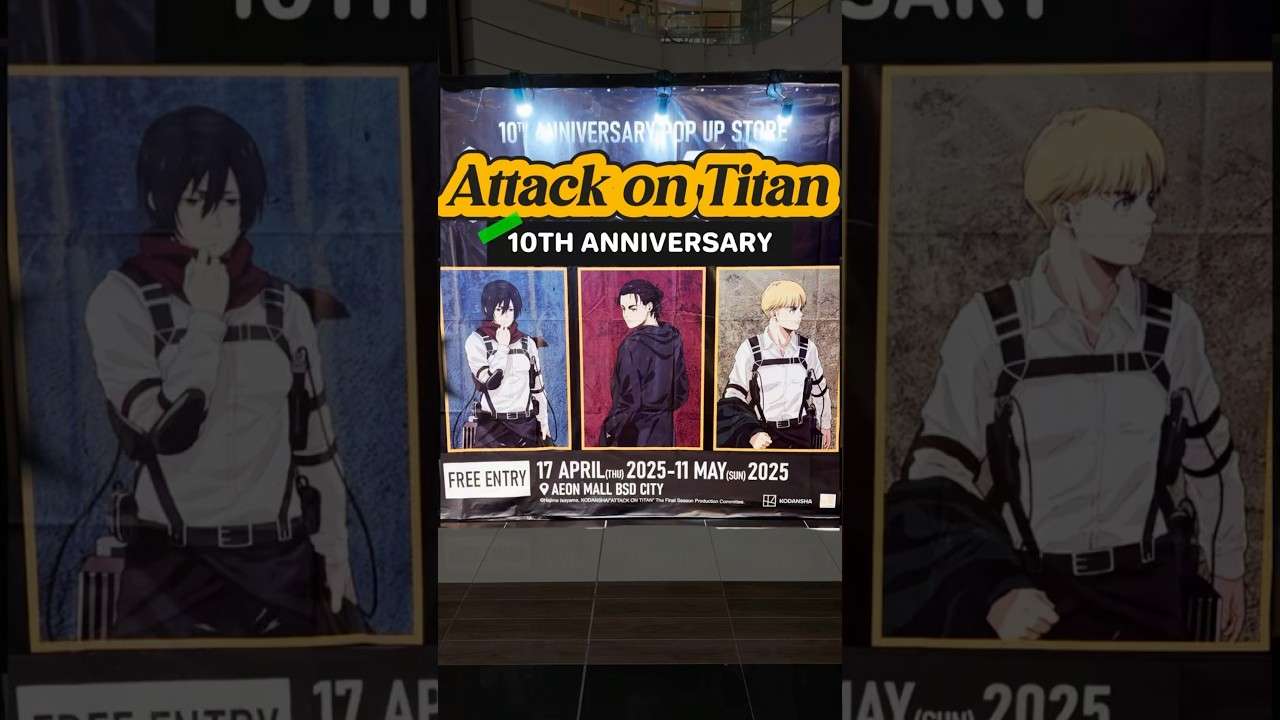 Pop Up Attack On Titan!